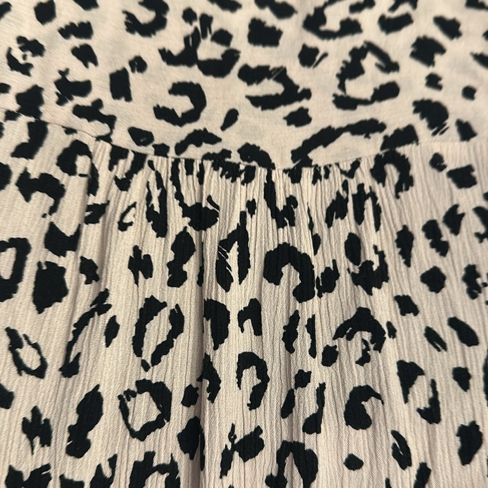 Savanna Jane Embroidered Floral/Animal Print Cap Sleeve Blouse 2X So Cute! - Picture 6 of 13